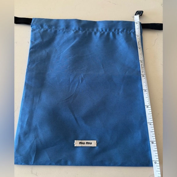 New Miu Miu Blue Dust Bag cotton for accessories - Picture 4 of 5